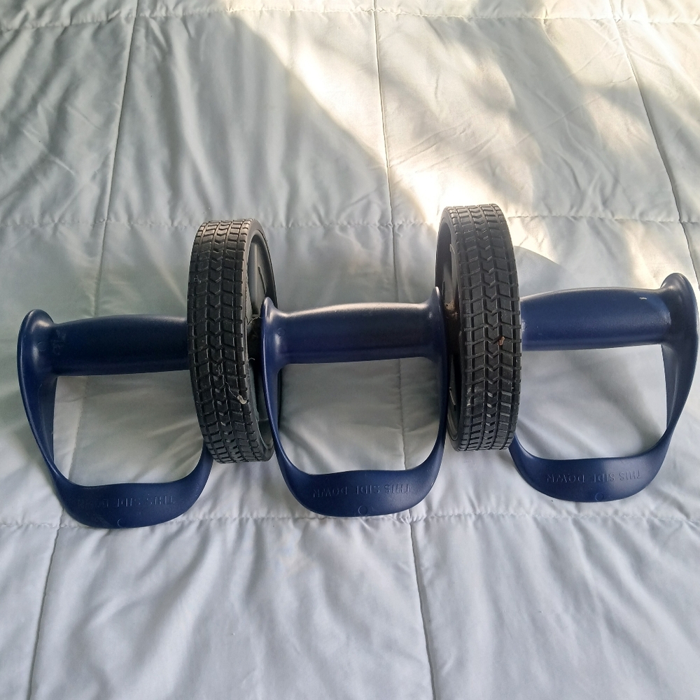 Denise Austin Torso Toner AB Abdominal 2 Wheel Roller Core Machine